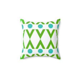 Geometric Polyester Square Pillow Circles Shapes - Dipaliz - Pillows