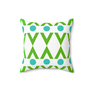 Geometric Polyester Square Pillow Circles Shapes - Dipaliz - Pillows