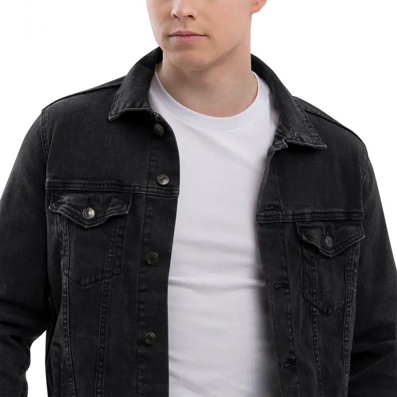 Dipaliz Unisex Denim Jacket: Comfort Meets Cool Style - Black / s Clothing