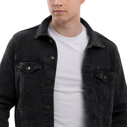 Dipaliz Unisex Denim Jacket: Comfort Meets Cool Style - Black / s Clothing