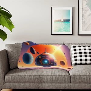 Cloud Spacecraft Sherpa Blanket - Two Colors - Dipaliz - Blankets