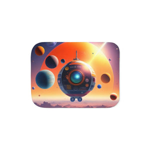 Cloud Spacecraft Sherpa Blanket - Two Colors - Dipaliz - Blankets