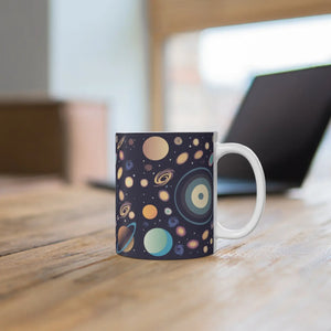 Universe in Space with Galaxies Stars and Planets 11oz - Mugs