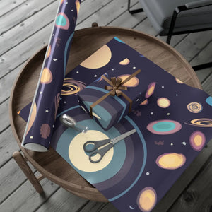 Cosmic Gift Wrap Papers - Galaxy Satin Sheets - Dipaliz - Wrapping Paper