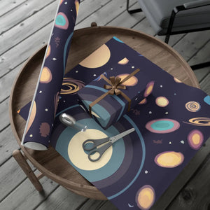 Cosmic Gift Wrap Papers - Galaxy Satin Sheets - Dipaliz - Wrapping Paper