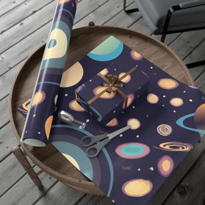 Cosmic Gift Wrap Papers - Galaxy Satin Sheets - Dipaliz - Wrapping Paper