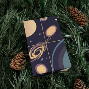 Cosmic Gift Wrap Papers - Galaxy Satin Sheets - Dipaliz - Wrapping Paper