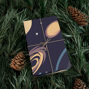 Cosmic Gift Wrap Papers - Galaxy Satin Sheets - Dipaliz - Wrapping Paper