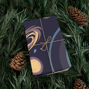 Cosmic Gift Wrap Papers - Galaxy Satin Sheets - Dipaliz - Wrapping Paper