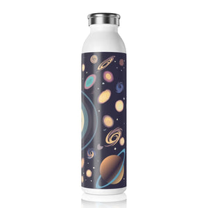 Slim Galaxy Water Bottle - Insulated All Day Hydration - Dipaliz - 20oz / White - Mug