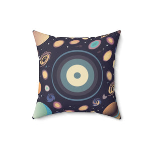 Modern Spun Polyester Square Pillow - Vibrant Decor - Dipaliz - Throw Pillows