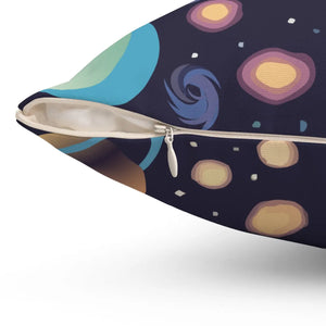 Modern Spun Polyester Square Pillow - Vibrant Decor - Dipaliz - Throw Pillows