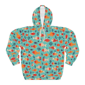 Unisex Pullover Hoodie - All Over Print Comfort Style - Dipaliz - Xs - Hoodies