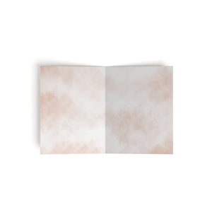 Elegant Blank Greeting Cards Rose Vase Cardstock - Dipaliz - & Note