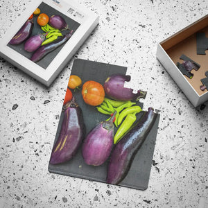 Vibrant Kids Puzzle - Fresh Vegetables with Rounded Corners - Dipaliz