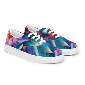 Vibrant Women’s Canvas Shoes - Color Flowers - Dipaliz - Sneakers
