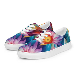 Vibrant Women’s Canvas Shoes - Color Flowers - Dipaliz - Sneakers