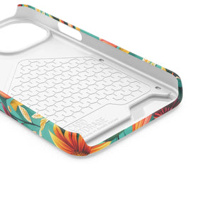 Vibrant Flowers Phone Case - Protective Card Holder - Dipaliz - Mobile Cases