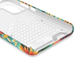 Vibrant Flowers Phone Case - Protective Card Holder - Dipaliz - Mobile Cases