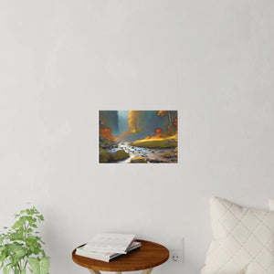 Vibrant Wall Decals - Durable Polyester River Woods - Dipaliz - Home Decor