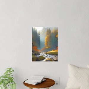Vibrant Wall Decals - Durable Polyester River Woods - Dipaliz - Home Decor