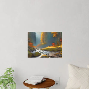 Vibrant Wall Decals - Durable Polyester River Woods - Dipaliz - Home Decor