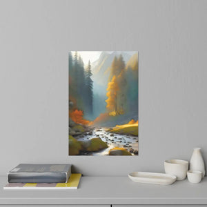 Vibrant Wall Decals - Durable Polyester River Woods - Dipaliz - Home Decor
