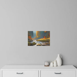 Vibrant Wall Decals - Durable Polyester River Woods - Dipaliz - Home Decor