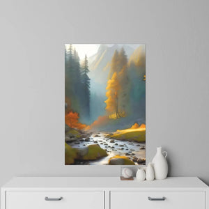 Vibrant Wall Decals - Durable Polyester River Woods - Dipaliz - Home Decor
