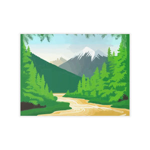 Modern Mountain Wall Decals - Durable Polyester - Dipaliz - Home Decor