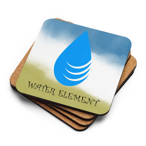 Water Element Coasters – Heat Resistant Set - Dipaliz