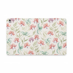 Dipaliz Watercolor Tablet Folio Pink Floral Vegan Leather - Computer Accessories