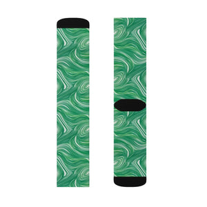 Bold Wavy Abstract Pattern Socks - Women’s Fashion - Dipaliz