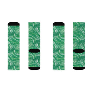 Bold Wavy Abstract Pattern Socks - Women’s Fashion - Dipaliz
