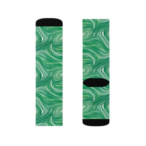 Bold Wavy Abstract Pattern Socks - Women’s Fashion - Dipaliz