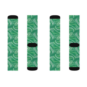 Bold Wavy Abstract Pattern Socks - Women’s Fashion - Dipaliz
