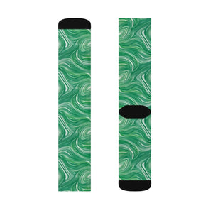 Bold Wavy Abstract Pattern Socks - Women’s Fashion - Dipaliz