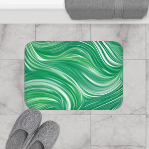 Wavy Pattern Bath Mat – Pre Constructed Microfiber - Dipaliz - Mats & Rugs