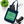 Vibrant Canvas Tote Bag - Avy Pattern on Green - Dipaliz - Bags