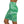 Green Wavy Mini Skirt - Women’s Pencil Fit - Dipaliz - Skirts - Xs