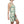 Racerback Dress Yellow Flowers Teal Print Bold Style Dipaliz - Dresses