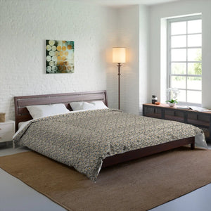 White Daisy Flowers Comforter – Plush Bedding - Dipaliz - Quilts & Comforters