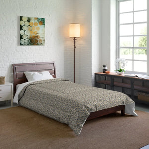 White Daisy Flowers Comforter – Plush Bedding - Dipaliz - Quilts & Comforters