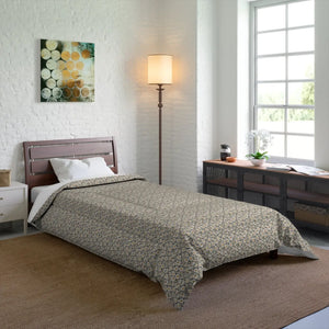 White Daisy Flowers Comforter – Plush Bedding - Dipaliz - Quilts & Comforters