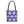 Geometric Blue Aop Tote Bag White Floral Pattern Dipaliz - Bags