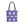 Geometric Blue Aop Tote Bag White Floral Pattern Dipaliz - Bags