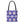 Geometric Blue Aop Tote Bag White Floral Pattern Dipaliz - Bags