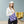 Geometric Blue Aop Tote Bag White Floral Pattern Dipaliz - Bags