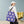Geometric Blue Aop Tote Bag White Floral Pattern Dipaliz - Bags