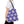 Geometric Blue Aop Tote Bag White Floral Pattern Dipaliz - Bags